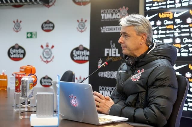 Tiago Nunes - Coletiva Corinthians