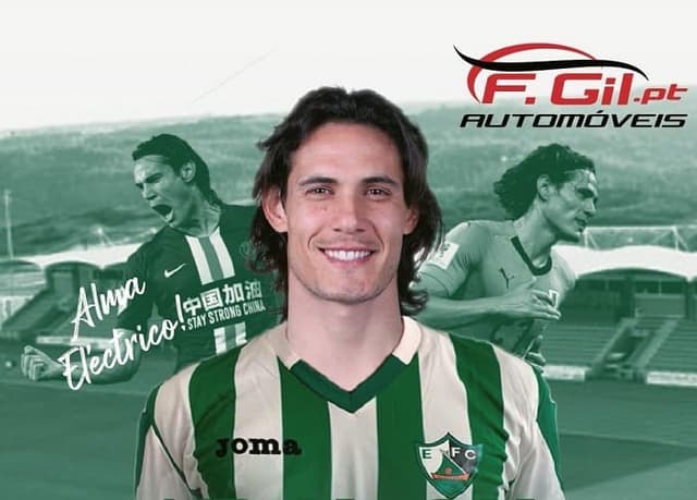 Cavani "anunciado" pelo Eléctrico FC