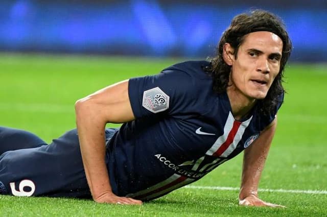 Edinson Cavani nos tempos de PSG