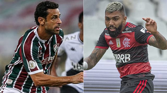 Montagem - Fred e Gabigol