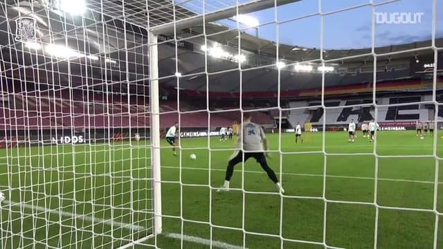 Treino seleção da Espanha