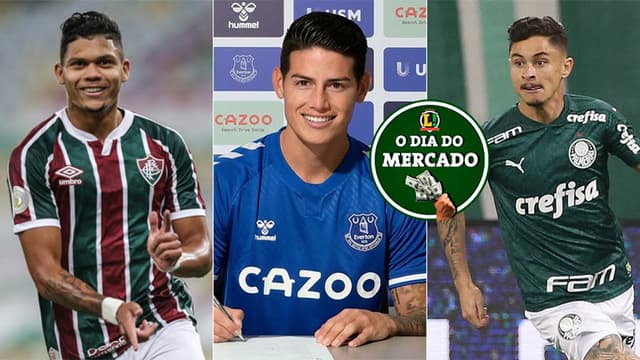 Dia do Mercado - Evanilson, James Rodríguez e Diogo Barbosa