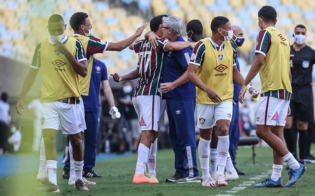 Fluminense x Corinthians - Comemoração