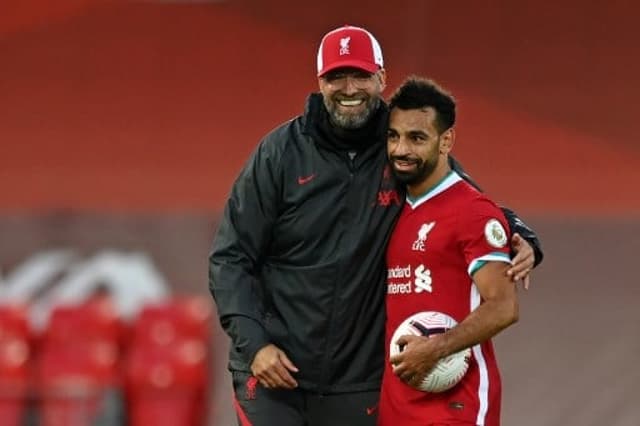 Klopp e Salah - Liverpool