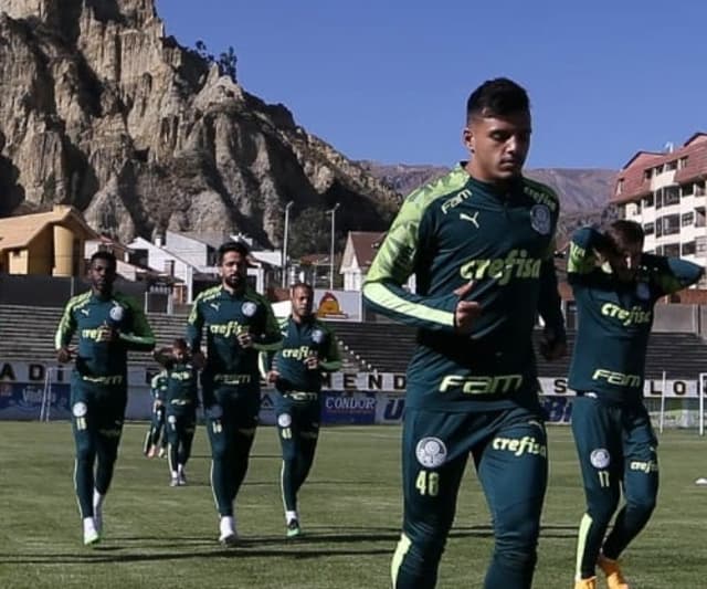 Treino Palmeiras Bolívia