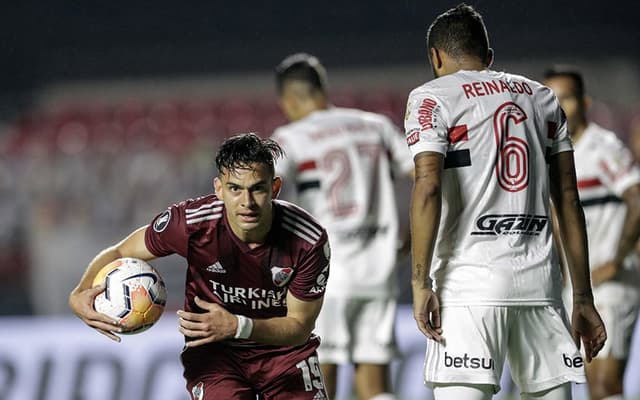 São Paulo x River Plate - Comemoração