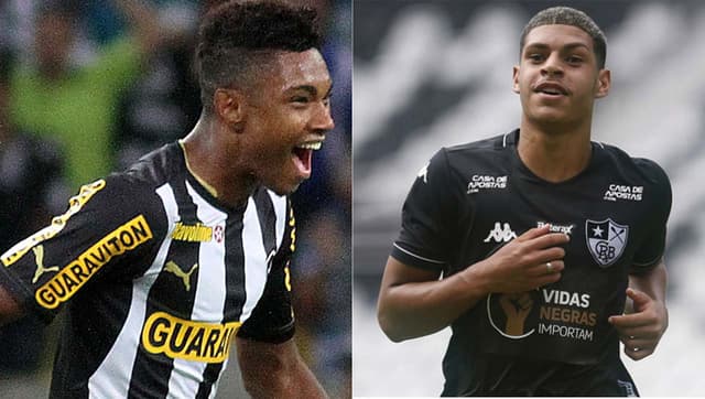 Montagem Botafogo - Vitinho e Luis Henrique