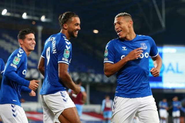 Richarlison e Calvert-Lewin, Everton