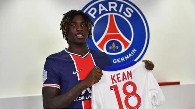 Moise Kean PSG Everton