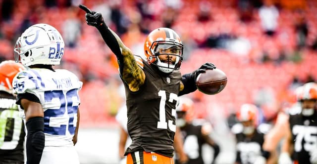 Odell Beckham Jr Cleveland Browns obj