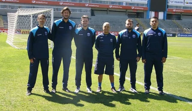 Comissão técnica do Guarani de Palhoça em visita a Vila Capanema