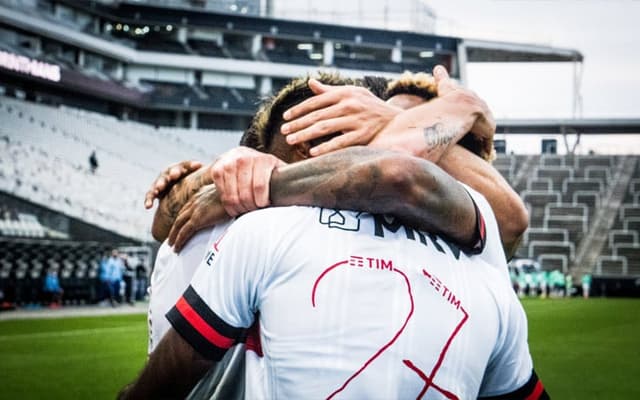 Comemoração - Corinthians x Flamengo