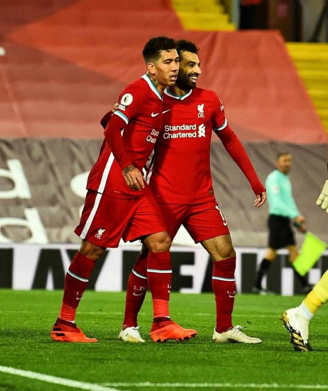 Firmino e Salah - Liverpool