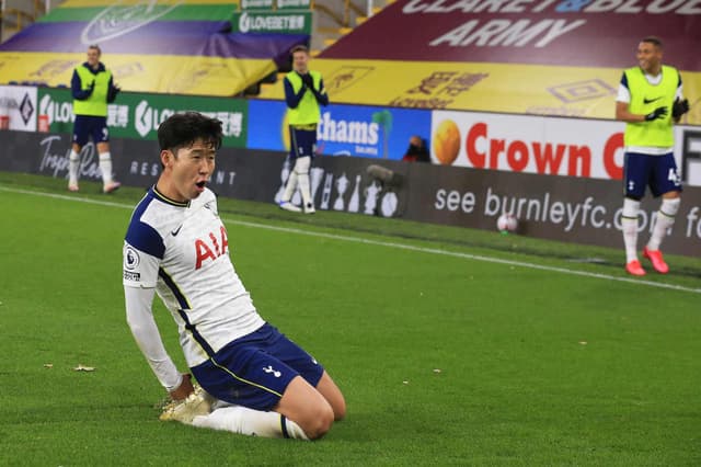 Burnley x Tottenham - Son