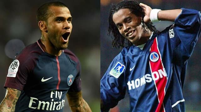 Daniel Alves e Ronaldinho