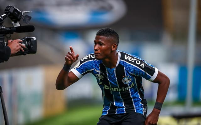 Comemoração Orejuela - Grêmio x RB Bragantino