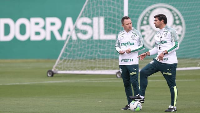 Abel Ferreira e Andrey Lopes