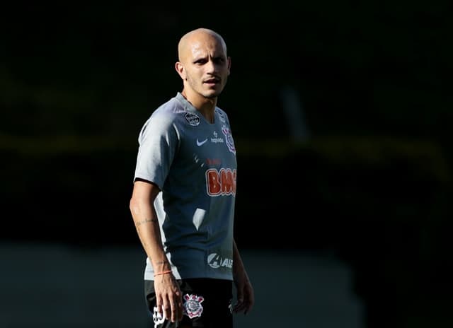 Fábio Santos - Treino Corinthians