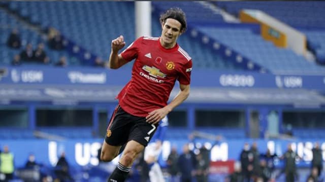 Everton x Manchester United - Cavani