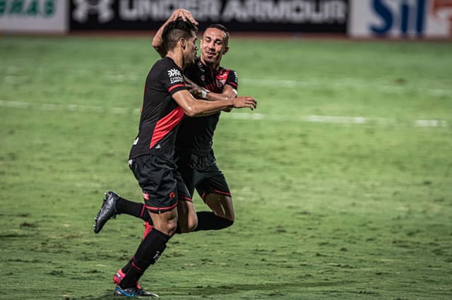 Atlético-GO x Corinthians - Comemoração