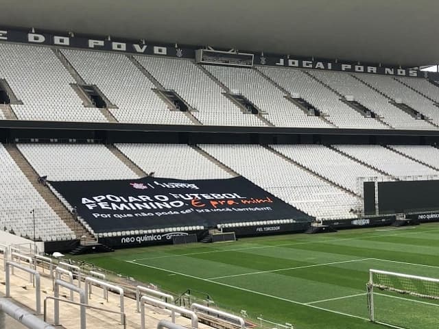 Bandeirão Bmg Corinthians - Futebol Feminino