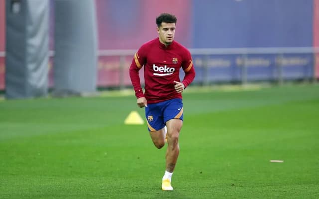 Treino - Barcelona - Philippe Coutinho