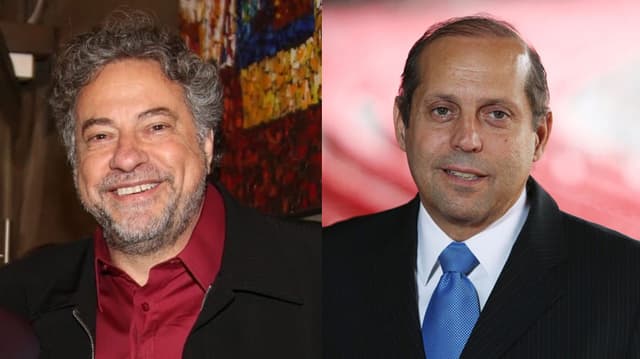 Julio Casares e Roberto Natel