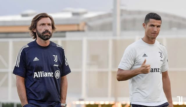 Andrea Pirlo e Cristiano Ronaldo - Juventus