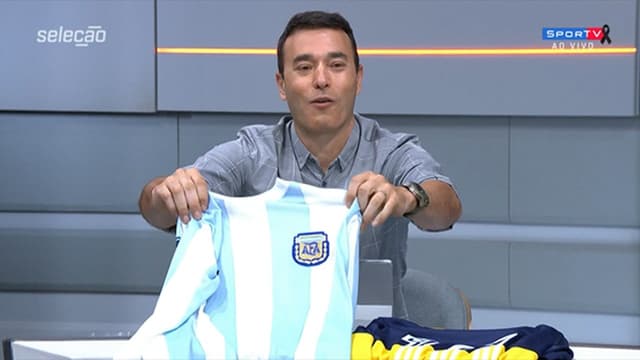 Rizek homenagem Maradona