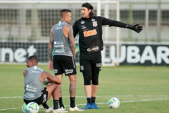 Cássio - Treino Corinthians