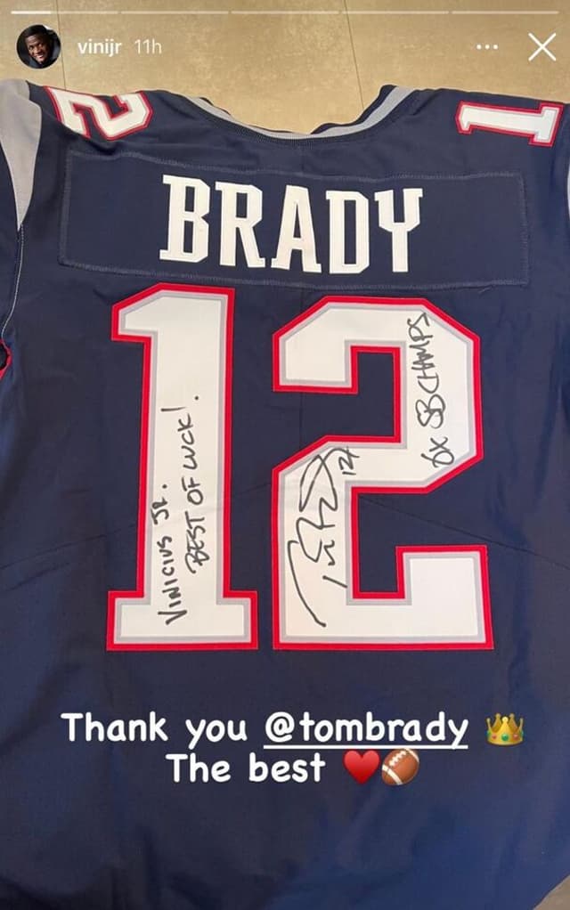 Vini Jr Tom Brady