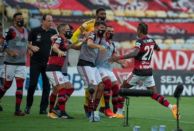 Flamengo x Bahia - Comemoração