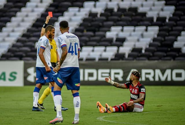 Flamengo x Bahia - Gabi Expulsão