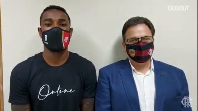 Gerson após depoimento na delegacia - Flamengo