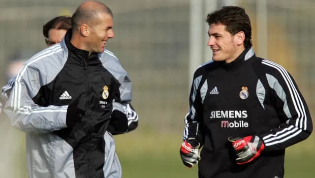 Zidane e Casillas - Real Madrid