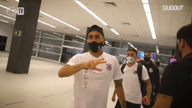 Bastidores Corinthians x Goiás