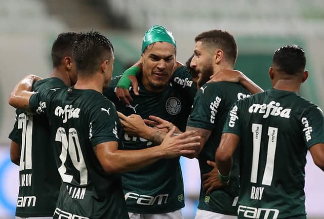 Palmeiras x América-MG - Comemoração