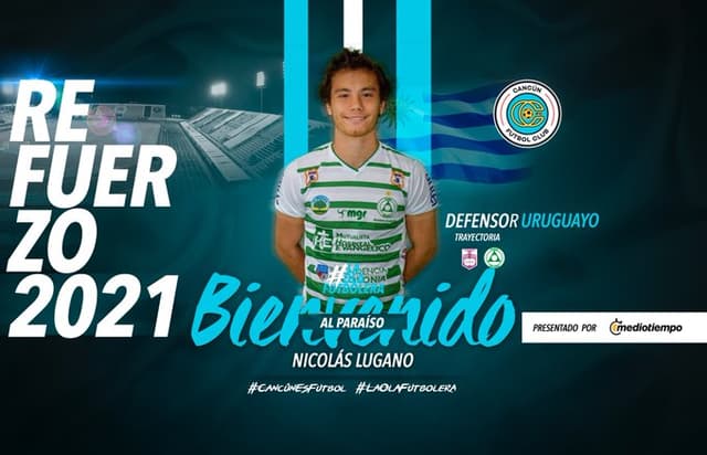 Nicolás Lugano, filho de Lugano, é contratado pelo Cancún FC-MEX