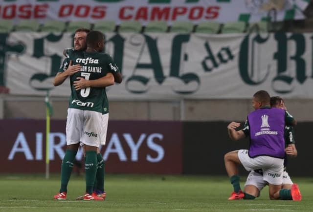 Palmeiras x River Plate - Comemoração