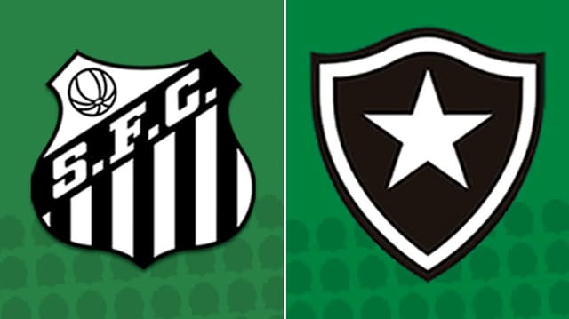 Montagem - Santos e Botafogo