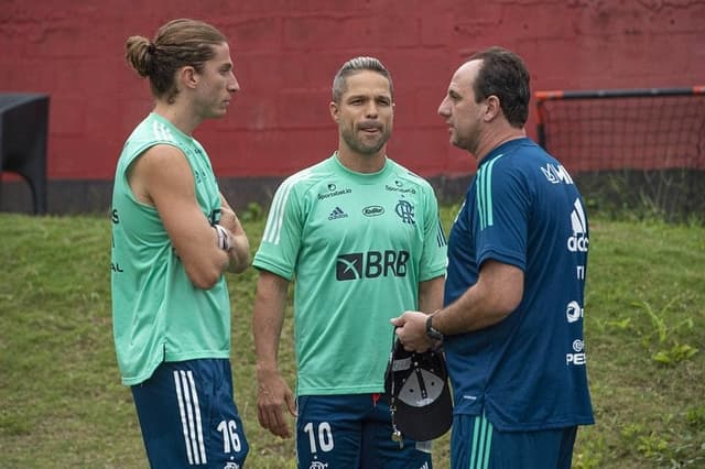 Rogério Ceni, Filipe Luís e Diego