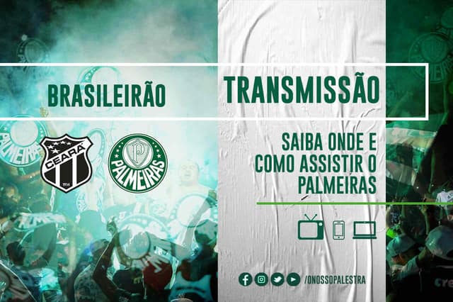 Palmeiras x Ceará como assistir