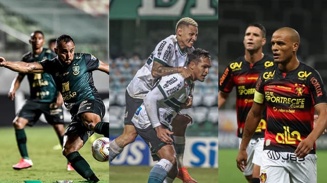 América-MG,  Coritiba e Sport