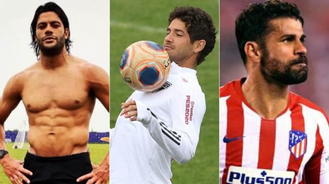 Hulk, Alexandre Pato e Diego Costa