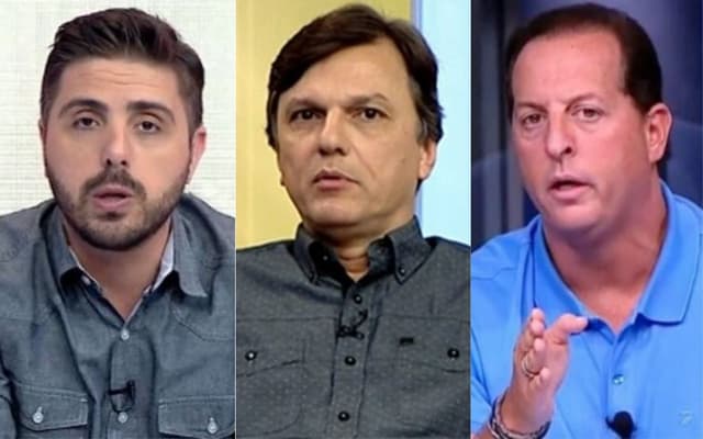 Jorge Nicola, Mauro Cezar Pereira e Benjamin Back