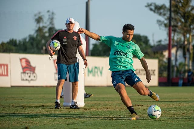 Treino Flamengo - João Gomes