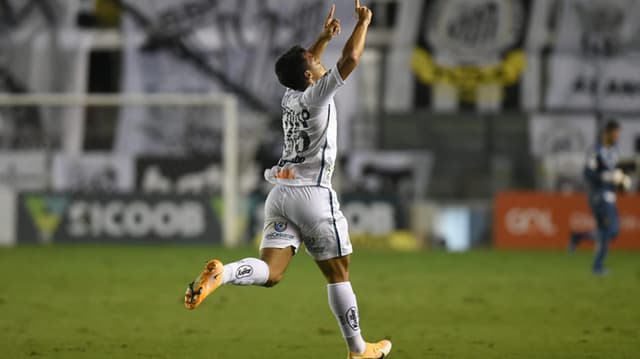 Marcos Leonardo - Santos x Coritiba