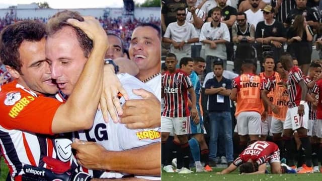 Montagem Paulistão São Paulo 2005 e 2019