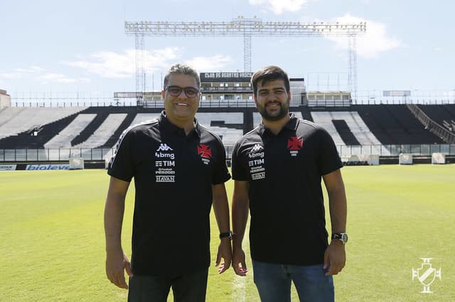 Marcello Cabo e auxiliar Gabriel