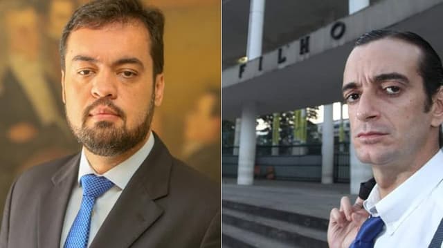 Montagem Cláudio Castro e Sasha Rodrigues